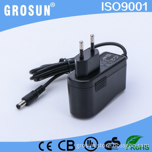 EU Plug 18W AC DC Adapter DC Output 12V 1.5A Switching Wall Adapter Power Supply with CE UL FCC